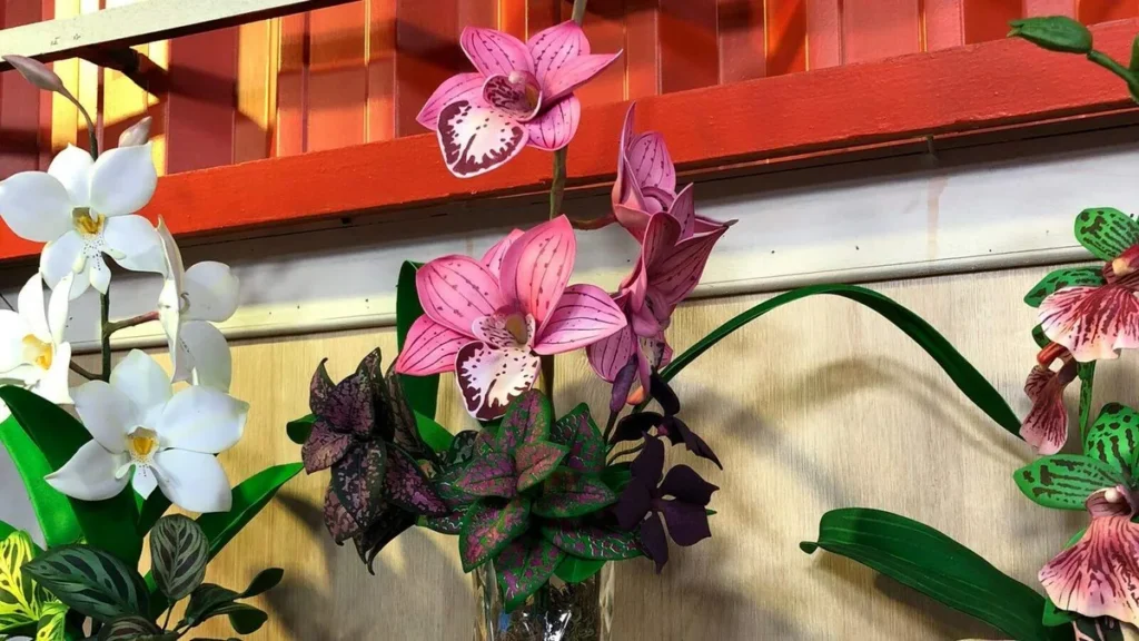Imagem orquidea do artigo Orquídea em EVA - Faça Você Mesmo