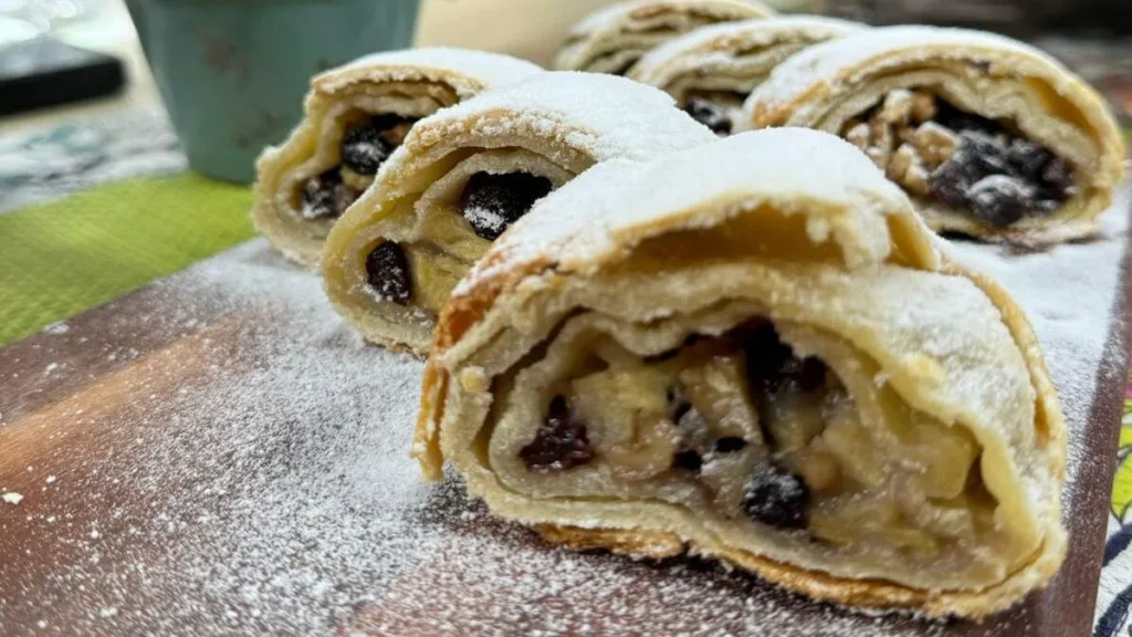 Imagem strudel de maca santa receita do artigo Strudel de Maça - Santa Receita