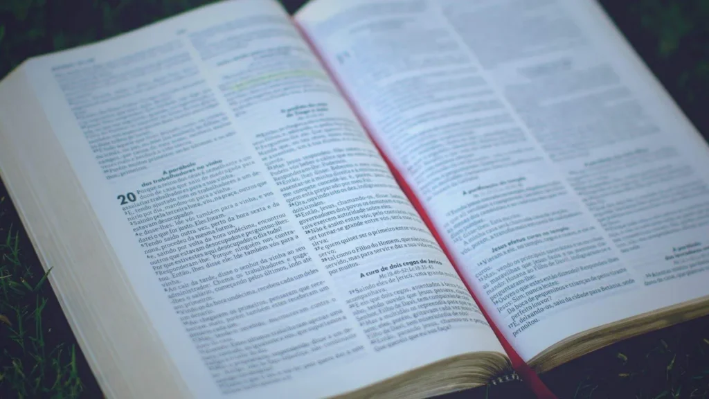 Imagem Biblia do artigo A Bíblia é uma referência para a vocação