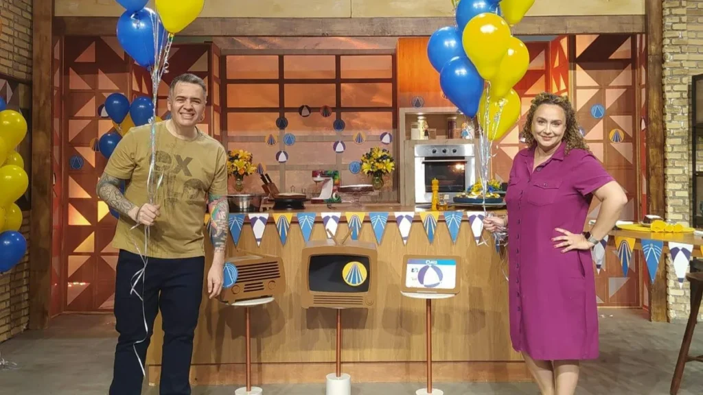 Imagem 2 Bianca laua echef leonardo roncon aniversario da rede producao do artigo Farfalle com Ragu de Frango é a receita especial do “Sabor de Vida” neste domingo