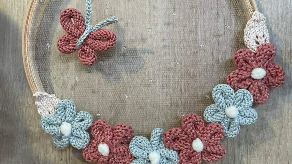 Imagem flor em trico faca voce mesmo do artigo Flor em tricô - Faça Você Mesmo
