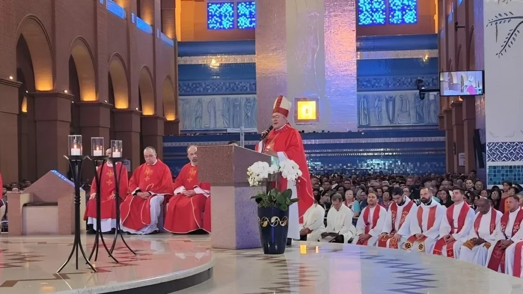 Imagem Diocese Guarulhos em Aparecida 21 09 2024 do artigo Devotos de Guarulhos (SP) celebram Romaria aos pés da Mãe Aparecida