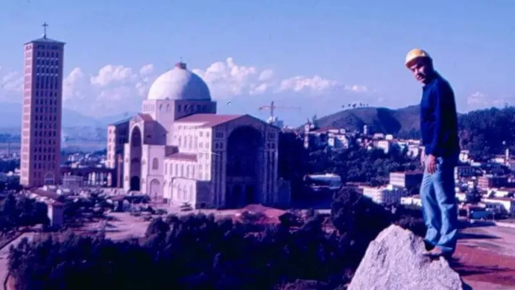 Padre Noé Sotillo em 1974 no Santuário de Aparecida