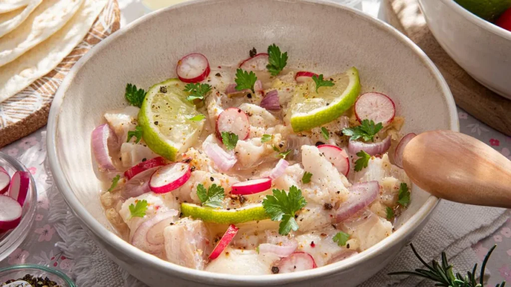 Imagem Ceviche do artigo Chef no Ar: Ceviche de Peixe Branco