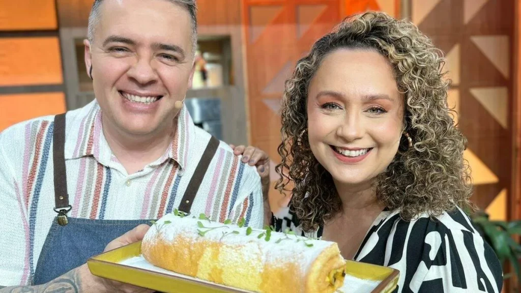 Imagem Chef Leonardo Roncon e Bianca Laua Sabor de vida do artigo No “Sabor de Vida”, chef Leo Roncon prepara receita sugerida por telespectadora