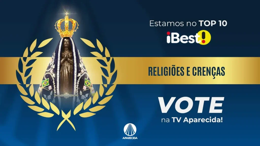 Imagem Tela premio ibest do artigo TV Aparecida concorre ao Top 3 do Prêmio iBest