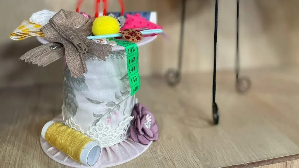 Imagem agulheiro e porta tesoura faca voce mesmo do artigo Agulheiro e porta-tesoura - Faça Você Mesmo
