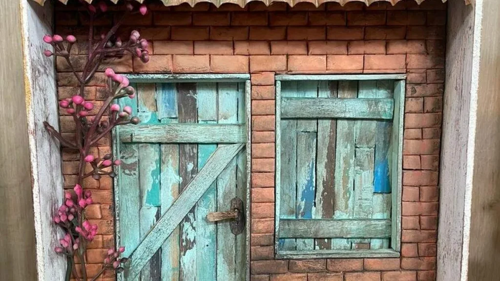 Imagem casinha de tijolinho em miniatura faca voce mesmo do artigo Casinha de tijolinho em miniatura - Faça Você Mesmo