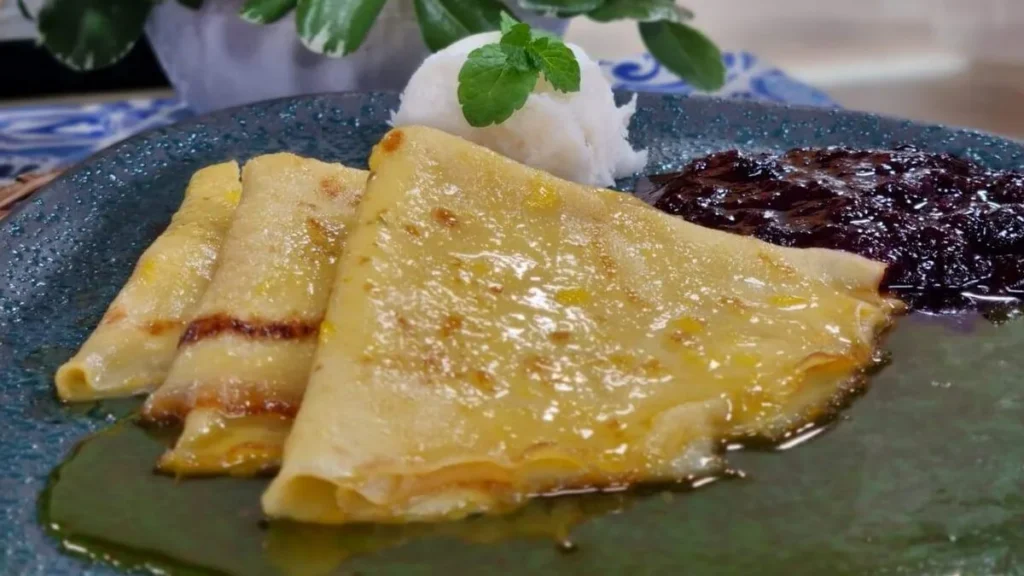 Imagem crepe suzette santa receita do artigo Irresistível Crepe Suzette - Santa Receita