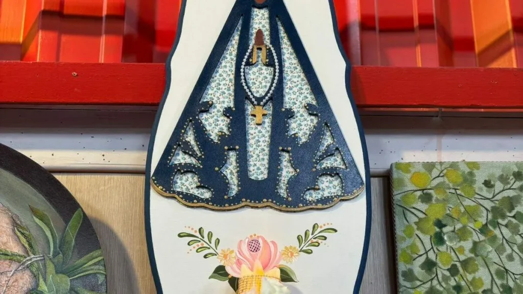 Imagem oratorio nossa senhora aparecida faca voce mesmo do artigo Oratório de Nossa Senhora Aparecida - Faça Você Mesmo