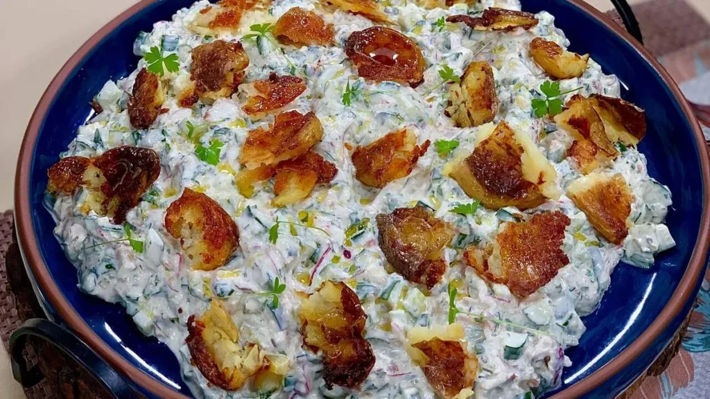 Imagem salada de pepino com bacon crocante santa receita do artigo Salada de Pepino com Bacon Crocante - Santa Receita