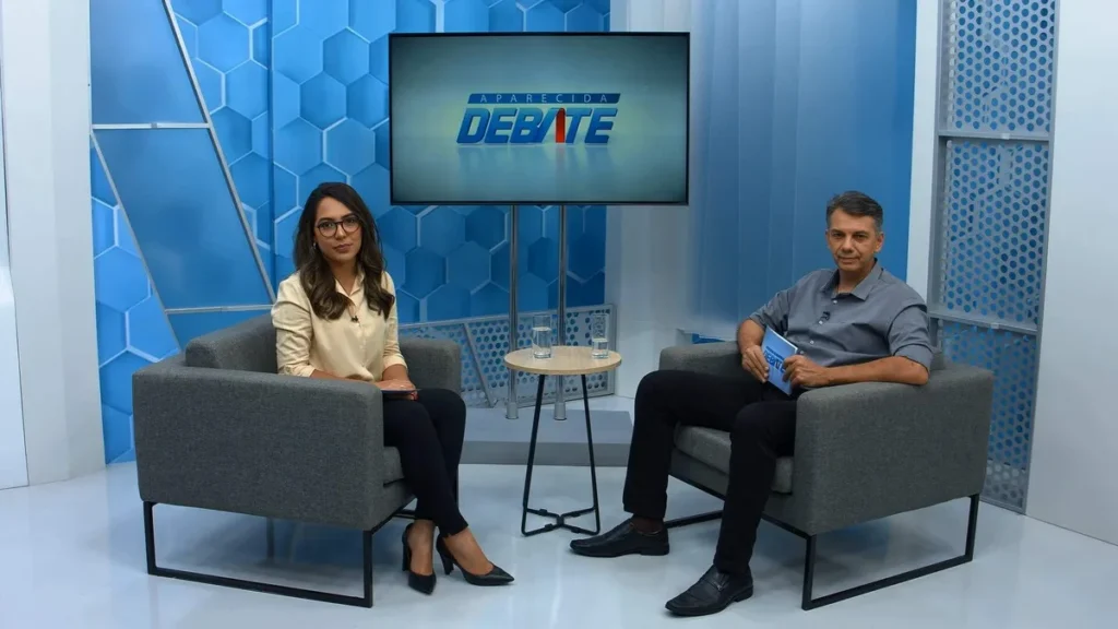 Imagem APD 2210 Reproducao TV Aparecida 1 do artigo "Aparecida Debate" destaca campanha nacional contra a fome no Brasil
