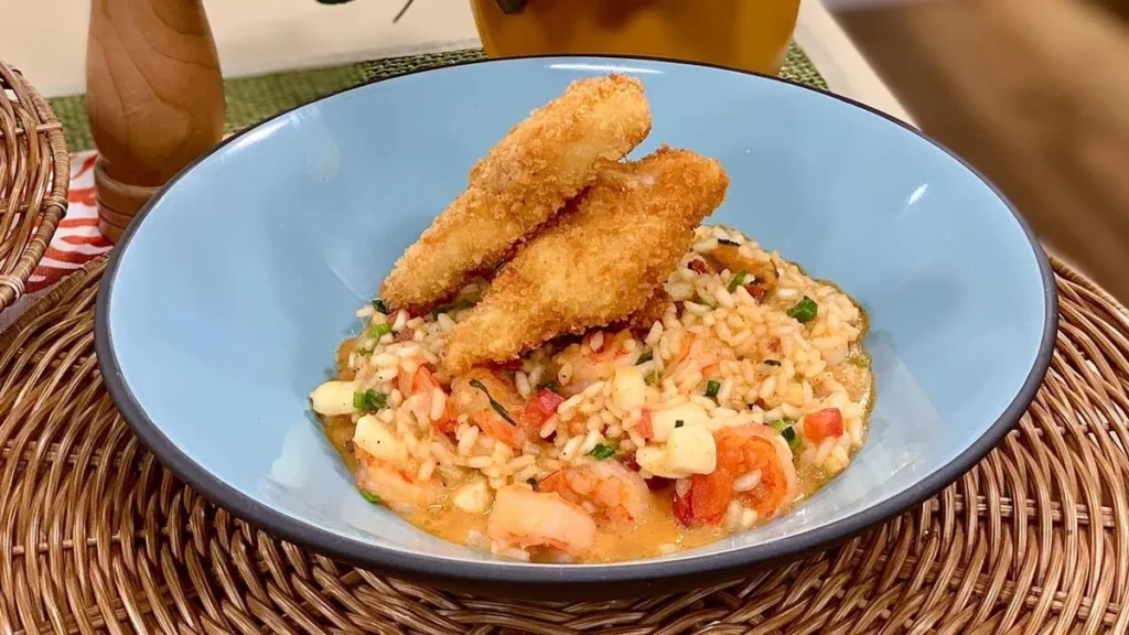 Imagem risoto de frutos do mar santa receita do artigo Risoto de Frutos do Mar - Santa Receita