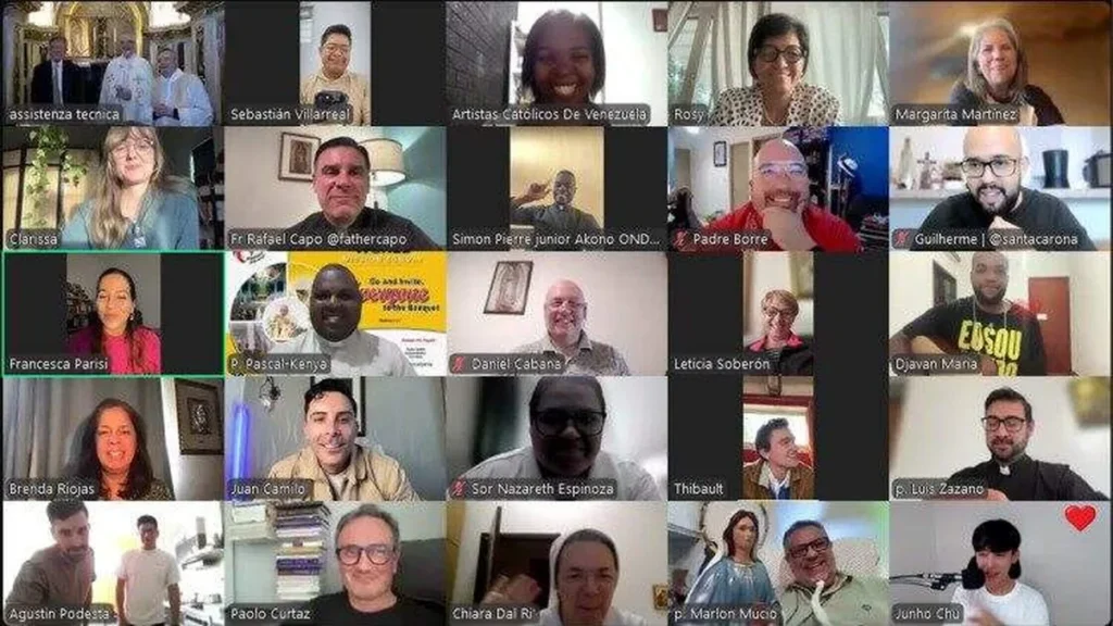 Imagem Missionarios digitais do artigo Encontro global une missionários digitais em oração pelo Sínodo