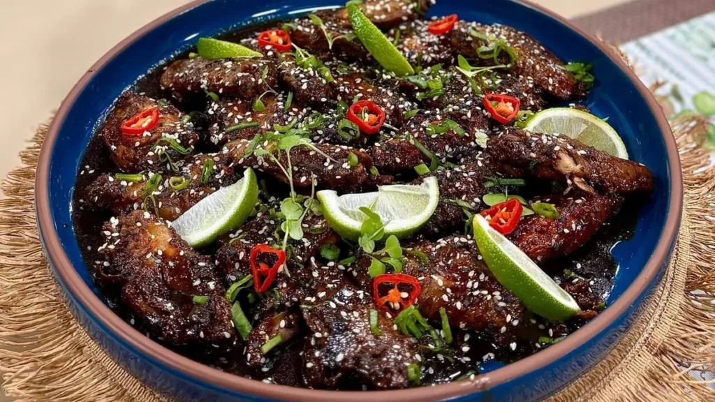 Imagem asinha de frango coreana santa receita do artigo Asinha de frango coreana - Santa Receita