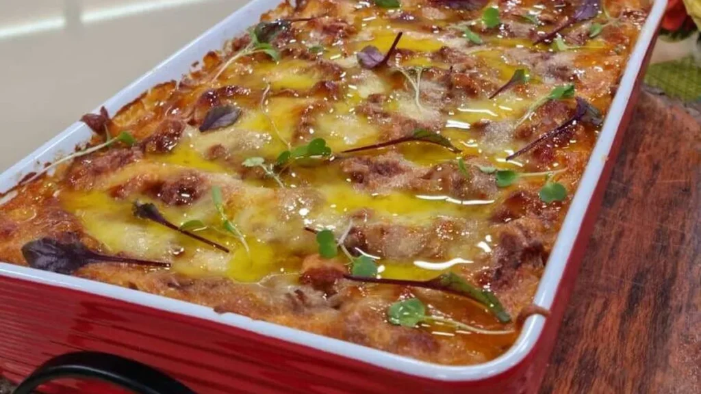Imagem lasanha de carne desfiada santa receita do artigo Lasanha de Carne Desfiada - Santa Receita