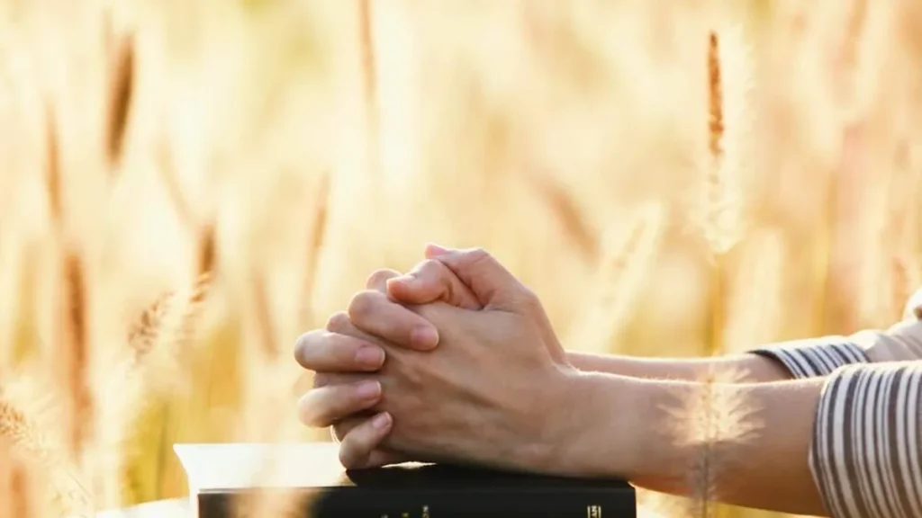 Imagem Mulher rezando a Biblia do artigo Esperança: combustível diário para a vida