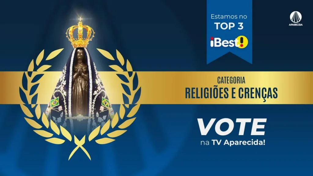 Imagem Tela iBest Top 1 do artigo TV Aparecida está entre os Top 3 do Prêmio iBest