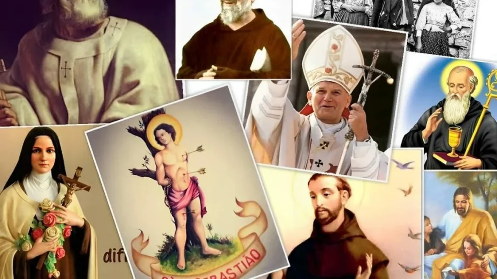 Imagem Santos e Santas da Igreja do artigo Os católicos realmente adoram imagens?