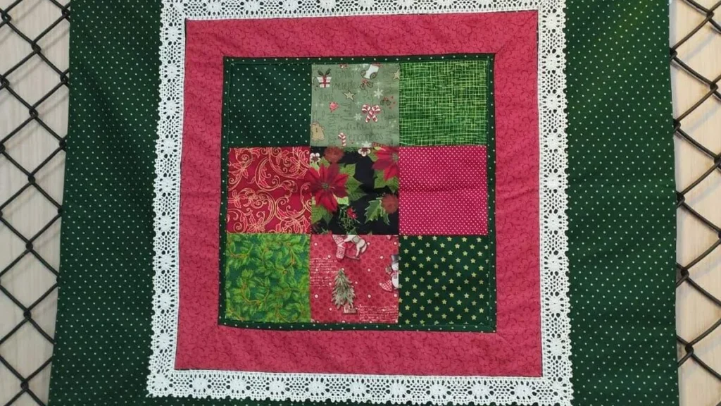 Imagem toalha de patchwork com canto mitrado faca voce mesmo do artigo Toalha de patchwork com canto mitrado - Faça Você Mesmo