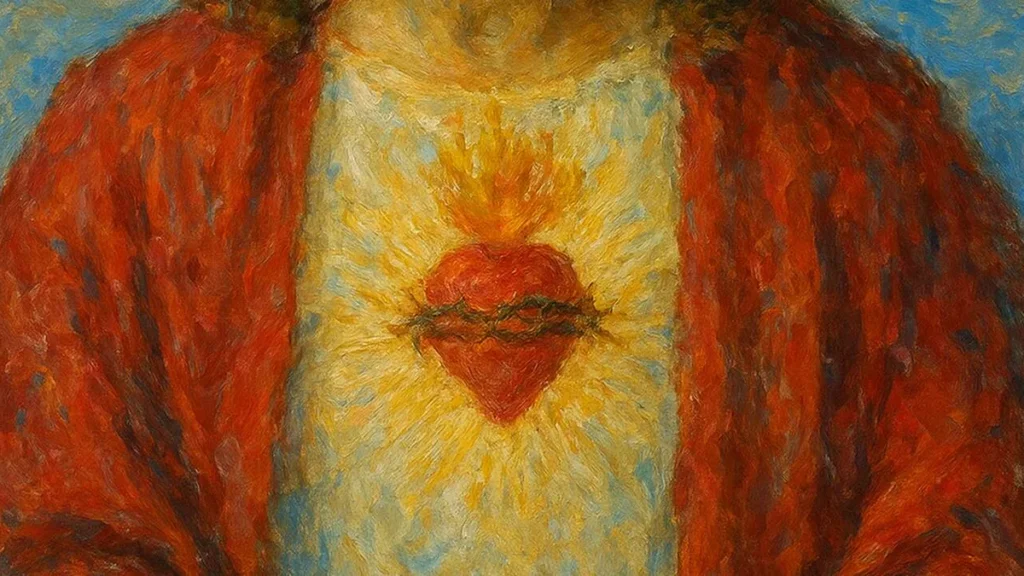 Imagem Sagrado Coracao de Jesus do artigo Rezemos ao Sagrado Coração de Jesus nesta 1ª sexta-feira de novembro