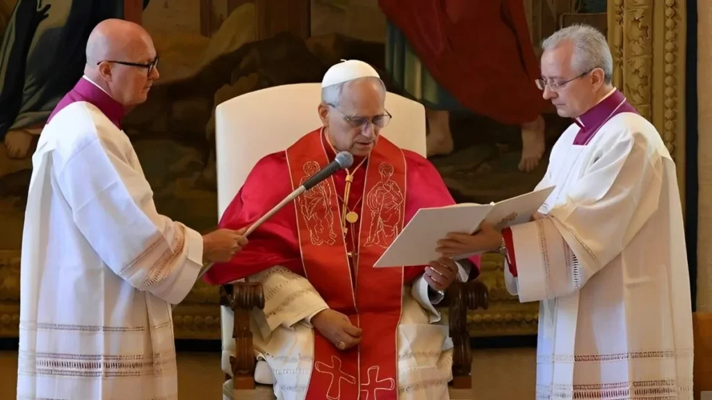 Imagem papa leao xiv anuncio canonizacao acutis e frassati do artigo Papa anuncia nova data da canonização de Carlo Acutis e Pier Giorgio Frassati