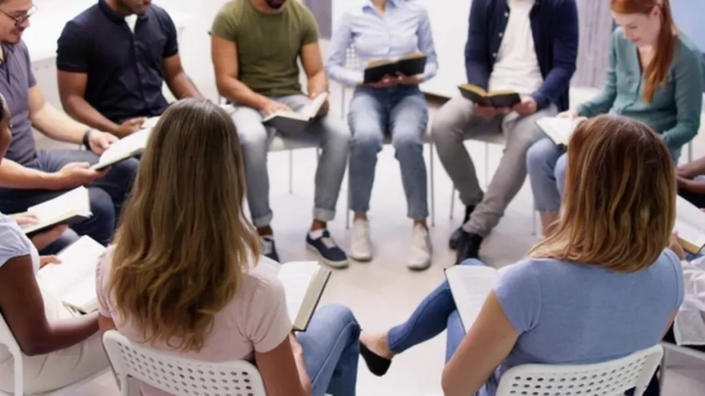 Imagem pessoas em roda de conversa do artigo O que a Bíblia nos ensina sobre comunicação?