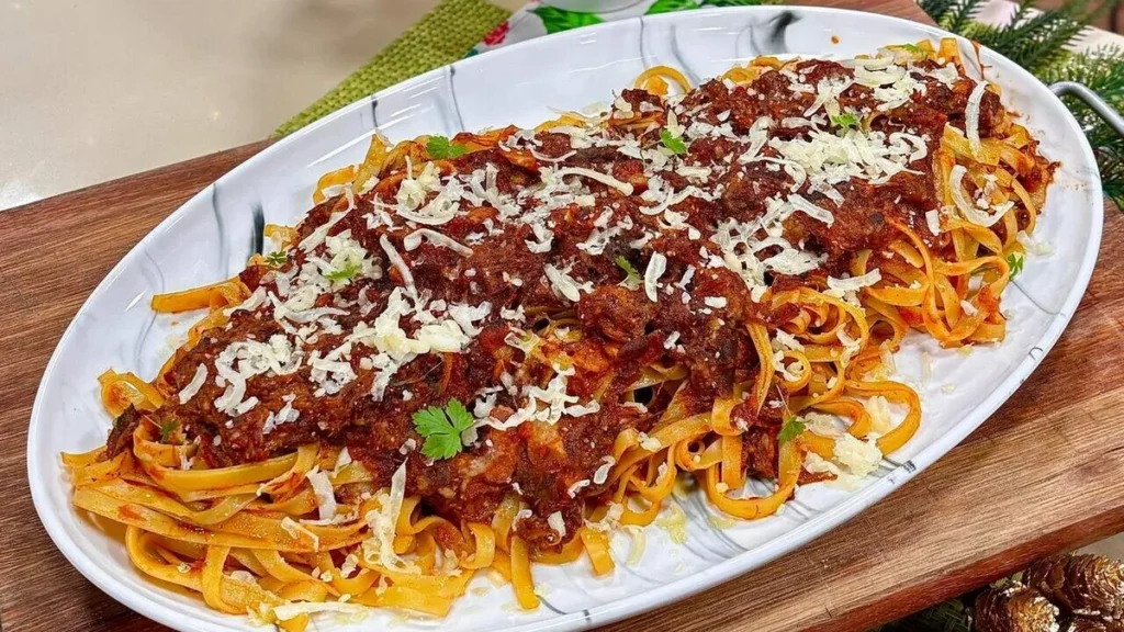 Imagem fettucine de rabada santa receita do artigo Fettuccine de Rabada - Santa Receita