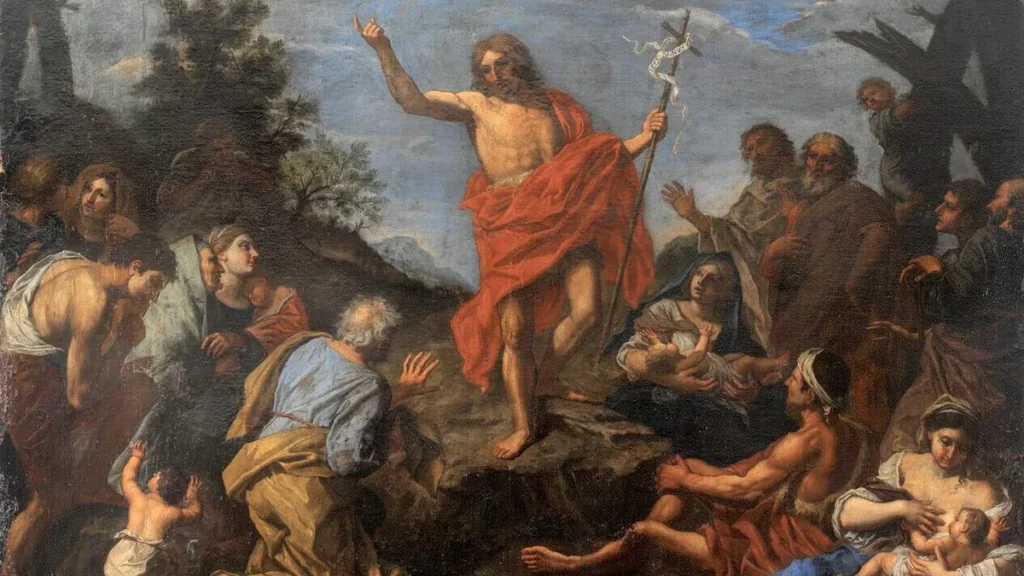 Imagem Sao Joao Batista pregando do artigo Alegrai-vos no Senhor: a reflexão do Evangelho deste domingo!