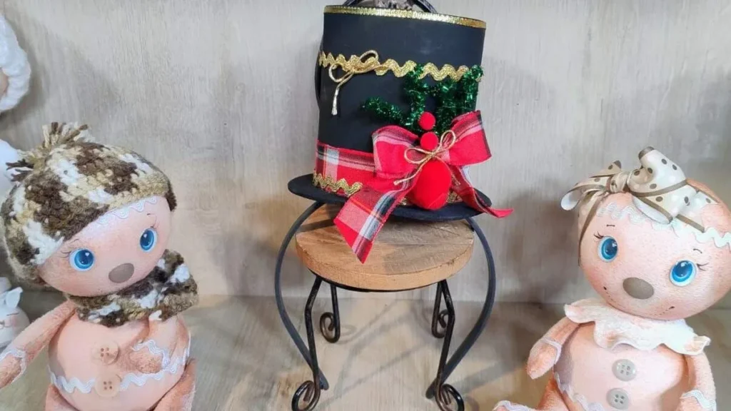 Imagem tiara cartola de natal faca voce mesmo do artigo Tiara cartola de Natal em EVA - Faça Você Mesmo