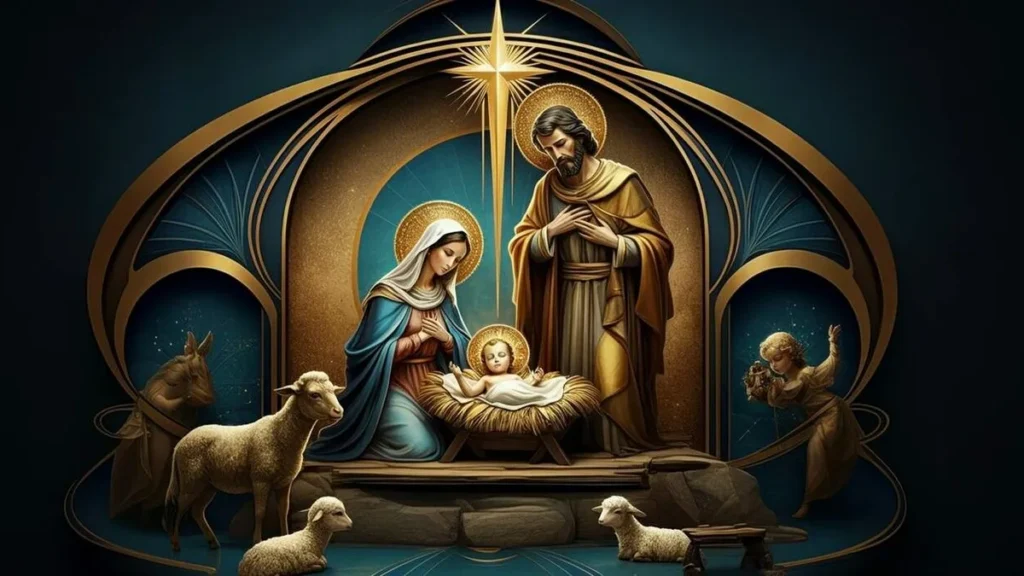 Imagem Presepio Sagrada Familia do artigo CNBB divulga mensagem de Natal clamando pela Esperança