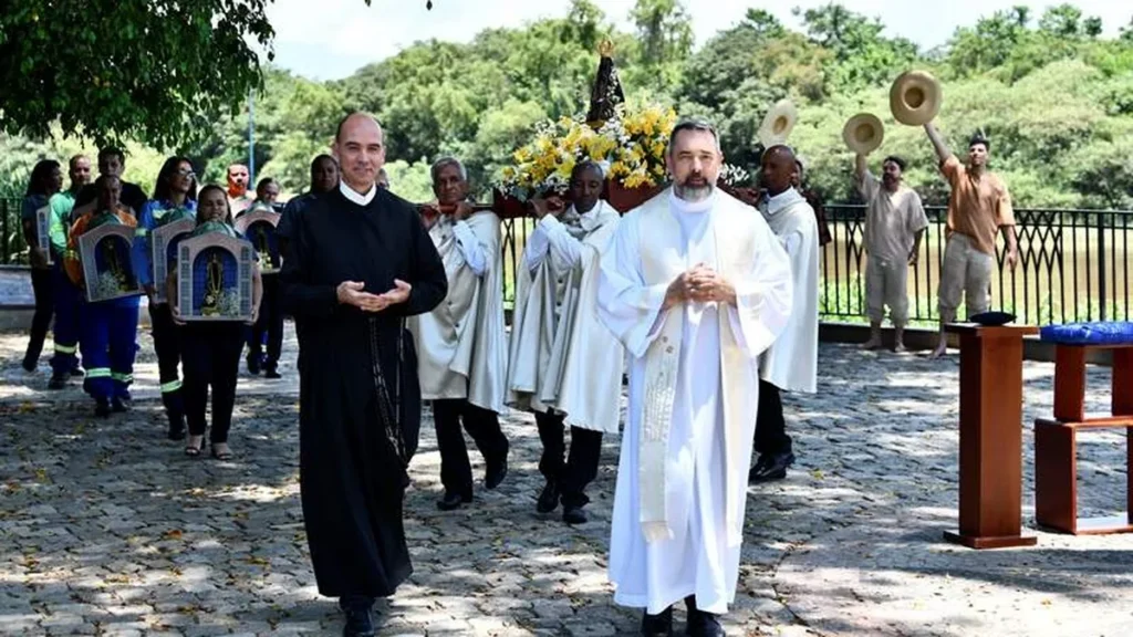 Transmitida todo dia 12, celebração Aparecida pelo Brasil acontece no Porto Itaguaçu, local do encontro da Imagem de Nossa Senhora Aparecida