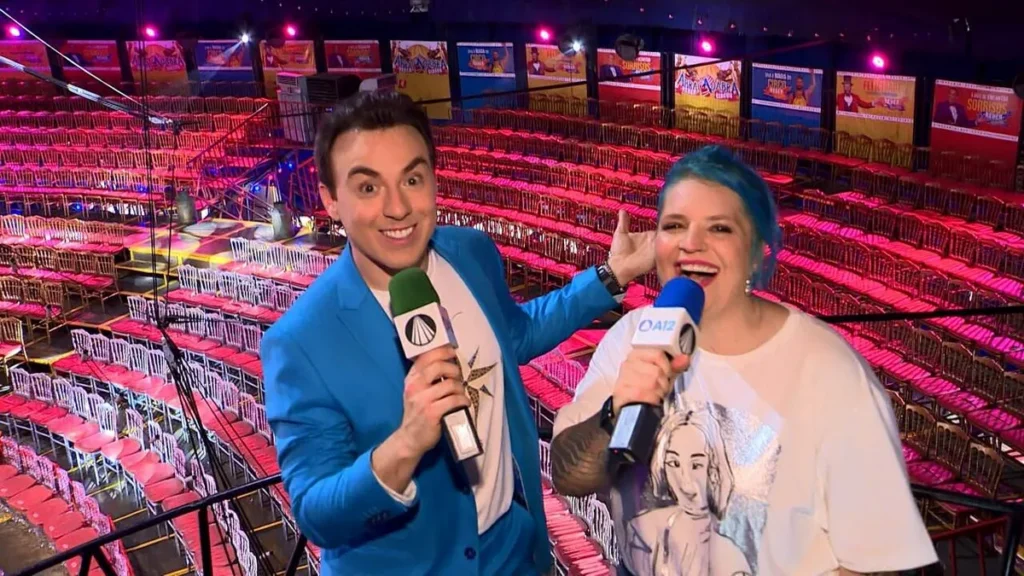 Imagem QTS Ano Novo Reproducao 2 do artigo Rogerio Chiaravalli visita circo estrelado por Dedé Santana no "Quarta Show" de Ano Novo