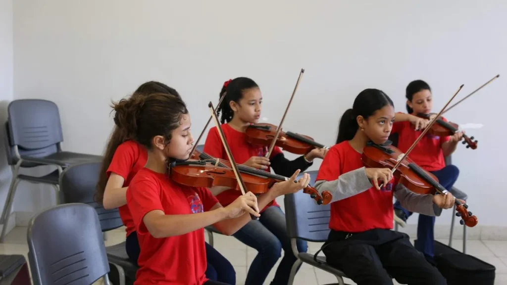 Oficina de Música no CAS São Geraldo, em Potim (SP)