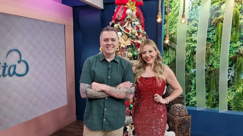 Imagem SAR Natal Italo Borges TV Aparecida 1 do artigo "Santa Receita" recebe convidados especiais para uma ceia de Natal