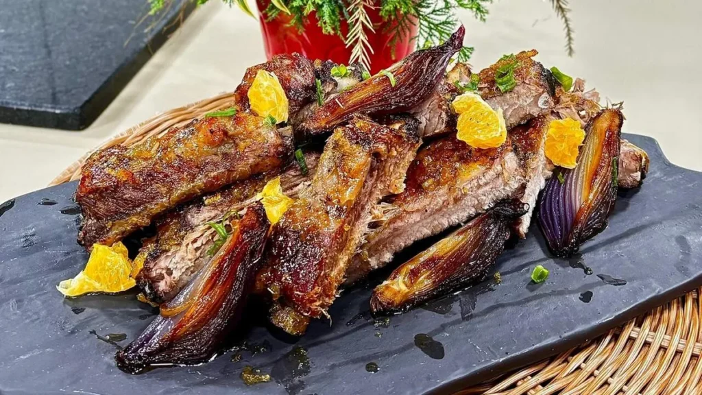 Imagem costelinha de porco com laranja santa receita do artigo Costelinha de Porco com Laranja - Santa Receita