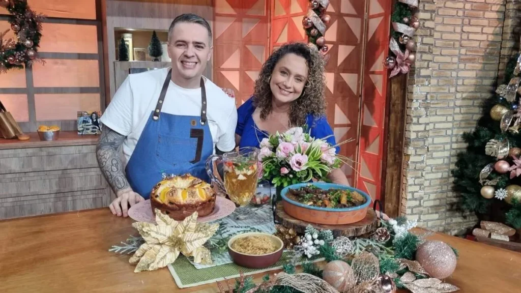 Imagem Chef Leonardo roncon e bianca laua Sabor de Vida Italo Borges do artigo “Sabor de Vida” seleciona pratos celebrando o Dia de Reis