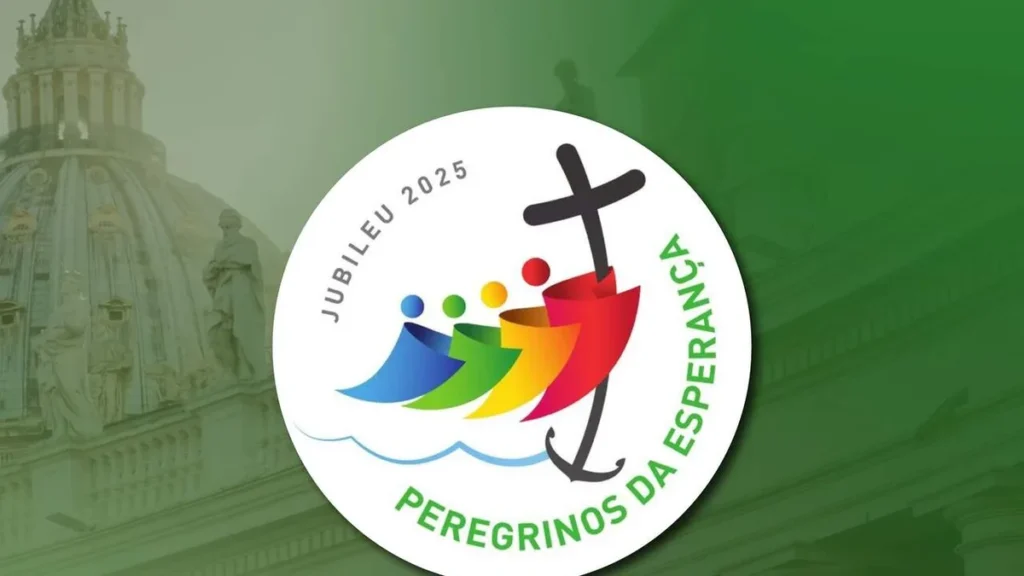 Imagem jubileu 2025 somos peregrinos na esperanca 66c8868247d6b Easy Resize.com do artigo Descubra os símbolos do logotipo do Jubileu