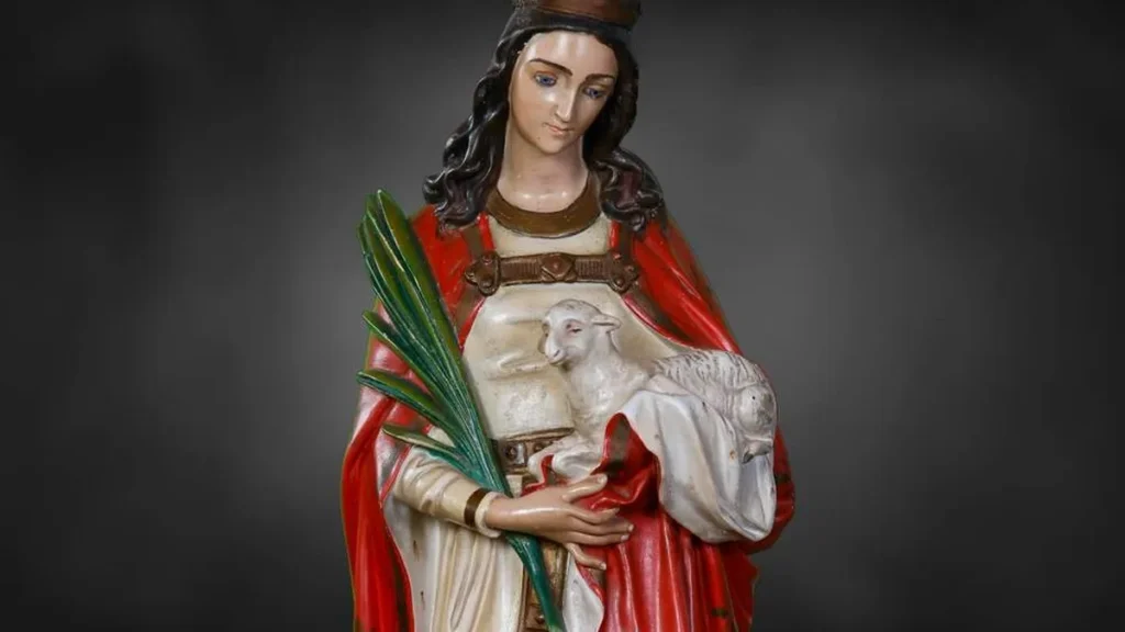 Imagem Imagem de Santa Ines do artigo Oração à Santa Inês: modelo de pureza
