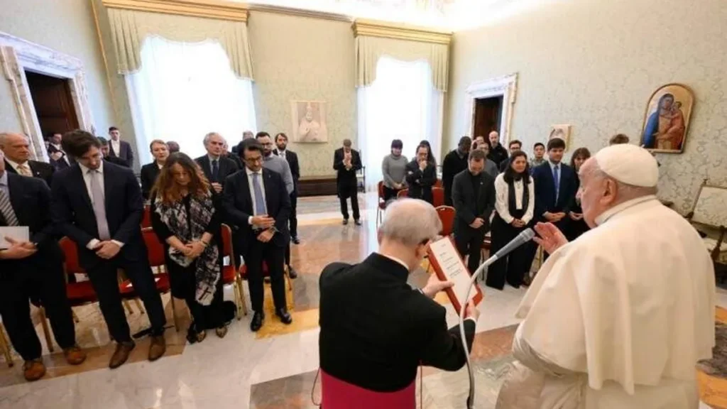 Imagem papa audiencia rede mundial de oracao do artigo Papa incentiva Rede Mundial de Oração a partilhar o Jubileu