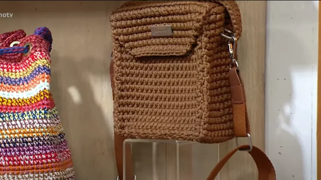 Imagem bolsa croche do artigo Bolsa Em Crochê Com Sobra De Fios – Faça Você Mesmo