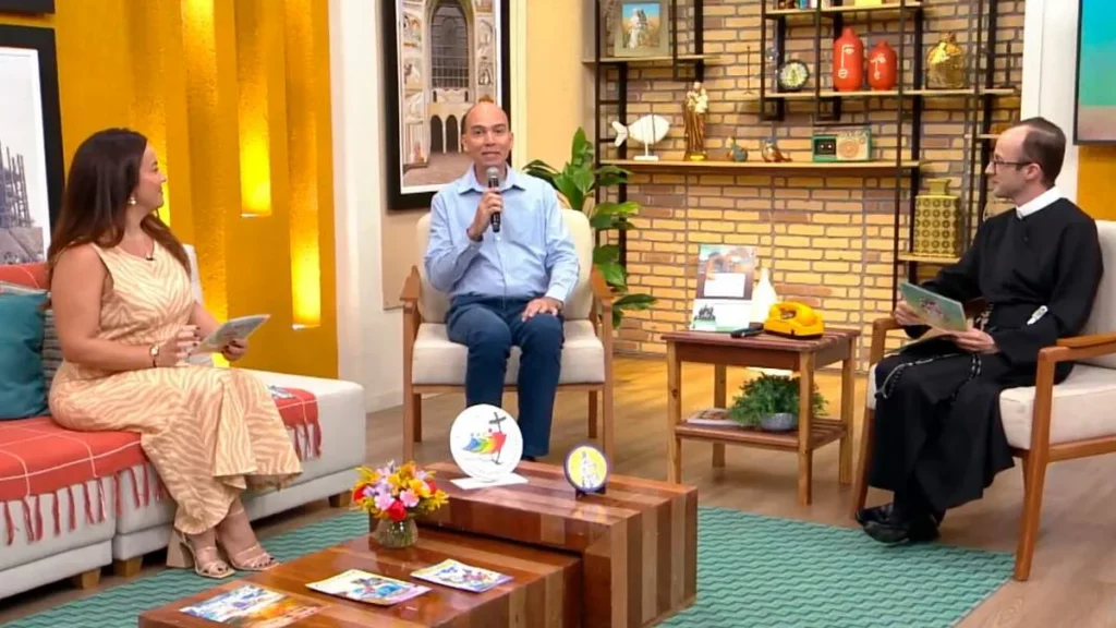 Imagem Participacao Pe Fabio Evaristo jan25 do artigo Pe. Fábio Evaristo, administrador do Santuário Nacional, fala sobre os sonhos e desafios da Casa da Mãe em 2025