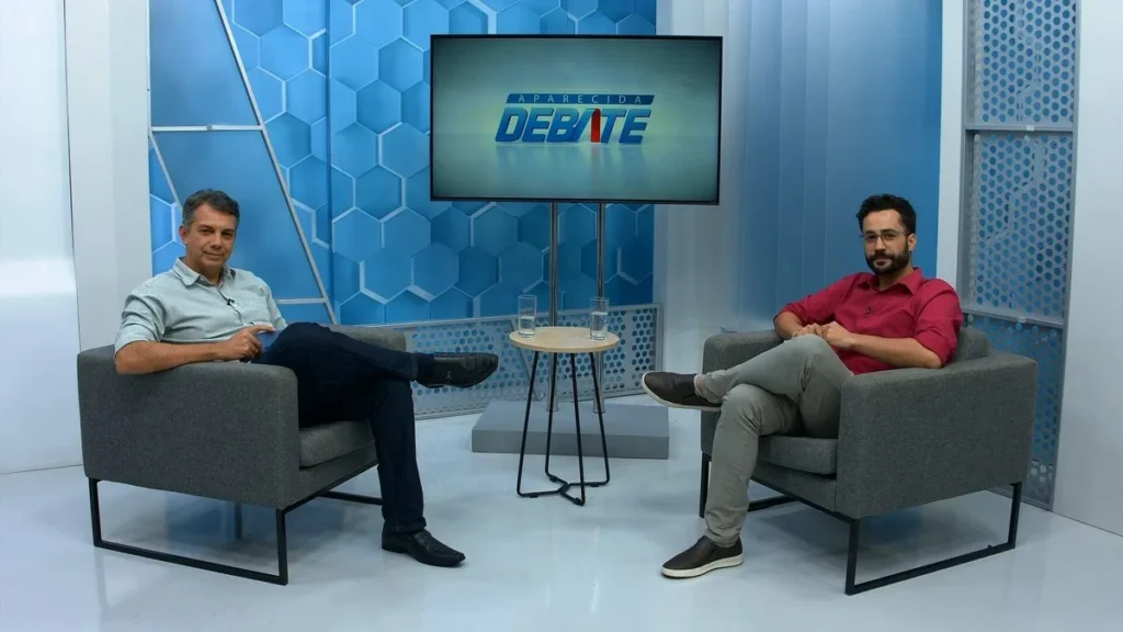 Imagem APD 2101 Reproducao TV Aparecida 1 do artigo Analfabetismo funcional é tema do "Aparecida Debate"