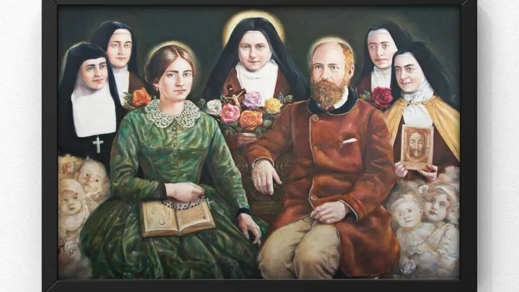 Imagem Sao Luis e Santa Zelia Martin. do artigo A ponte entre a Família Martin e a espiritualidade carmelita