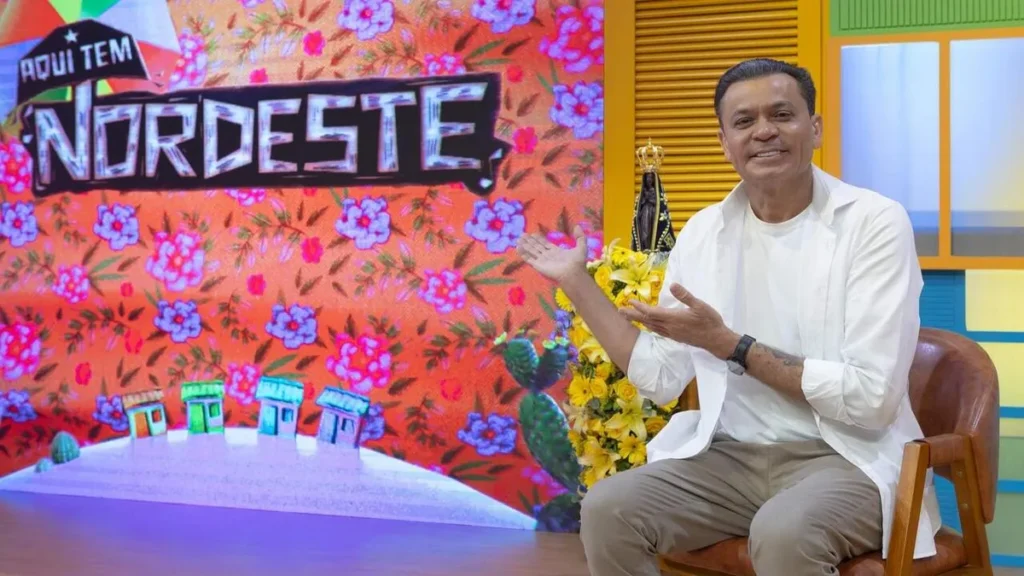 Imagem Frank Aguiar Joao Athaide TV Aparecida do artigo Frank Aguiar recebe Bella Raiane, ex-The Voice Brasil, no "Aqui Tem Nordeste"