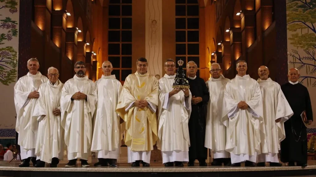Imagem Jubileu Missionarios Redentoristas do artigo Vida consagrada: redentoristas celebram jubileu no Santuário Nacional