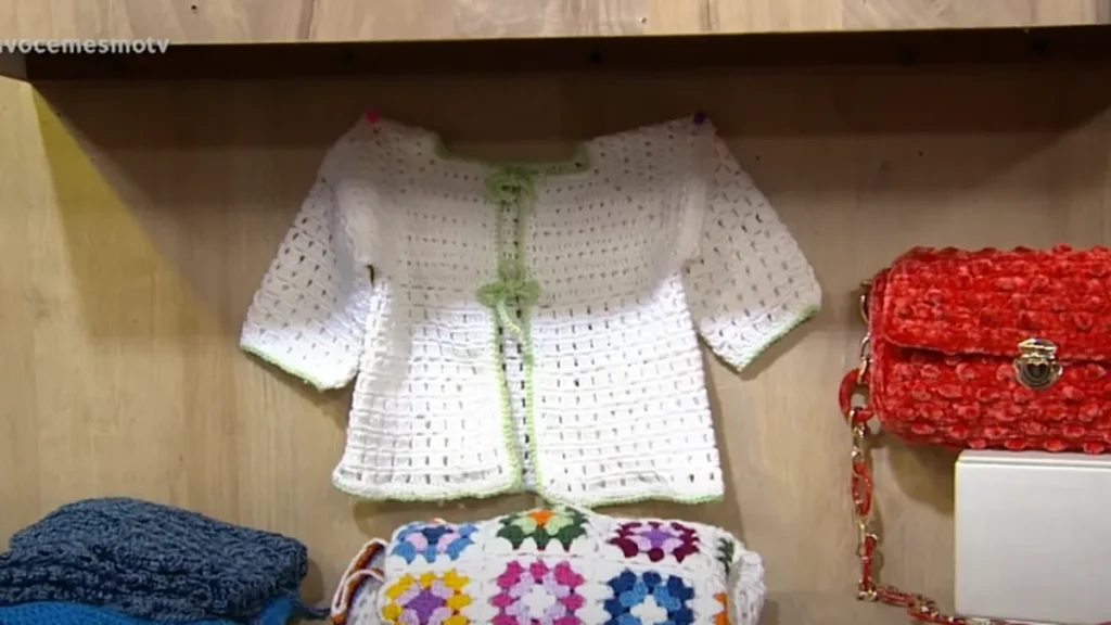 Imagem casaquinho croche do artigo Casaquinho para Bebê - Faça Você Mesmo