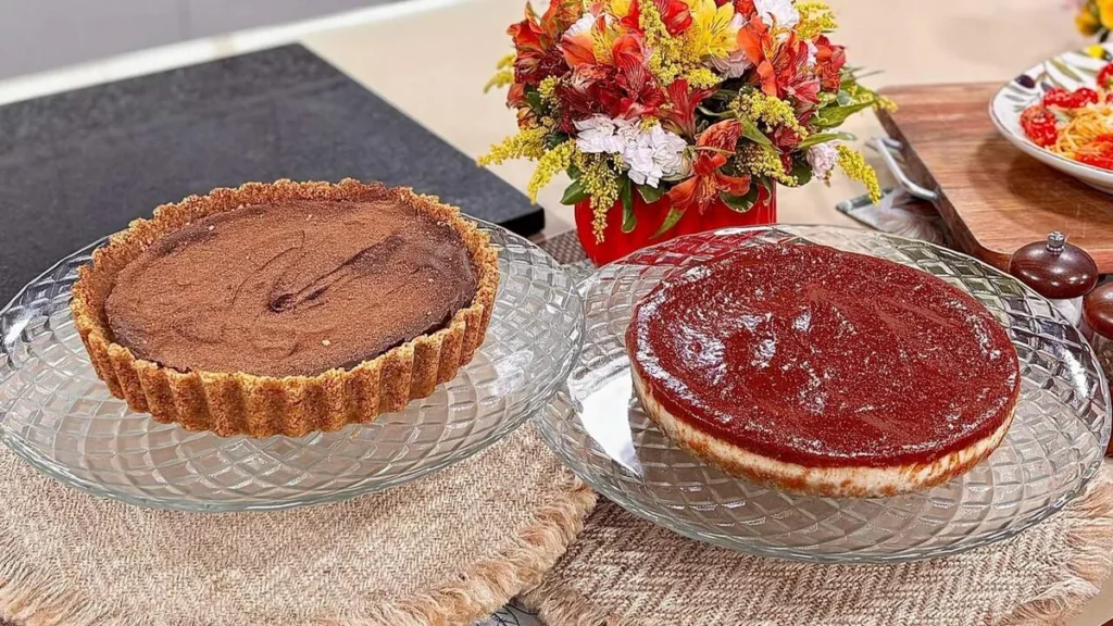 Imagem Cheesecake Goiabada Chocolate do artigo Cheesecake de Goiabada e Chocolate – Santa Receita