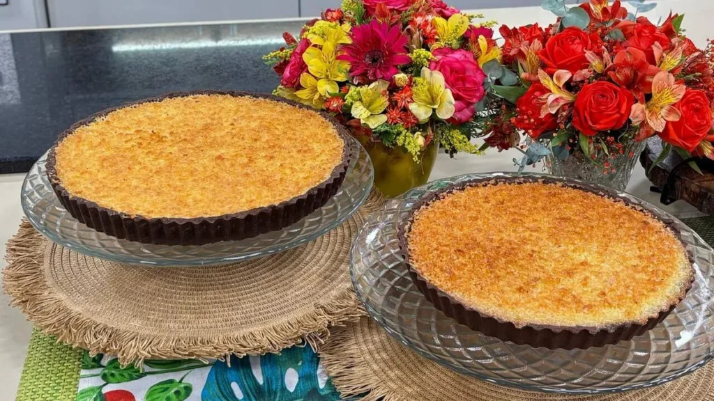 Imagem Torta francea de coco santa receita do artigo Torta Francesa de Coco – Santa Receita