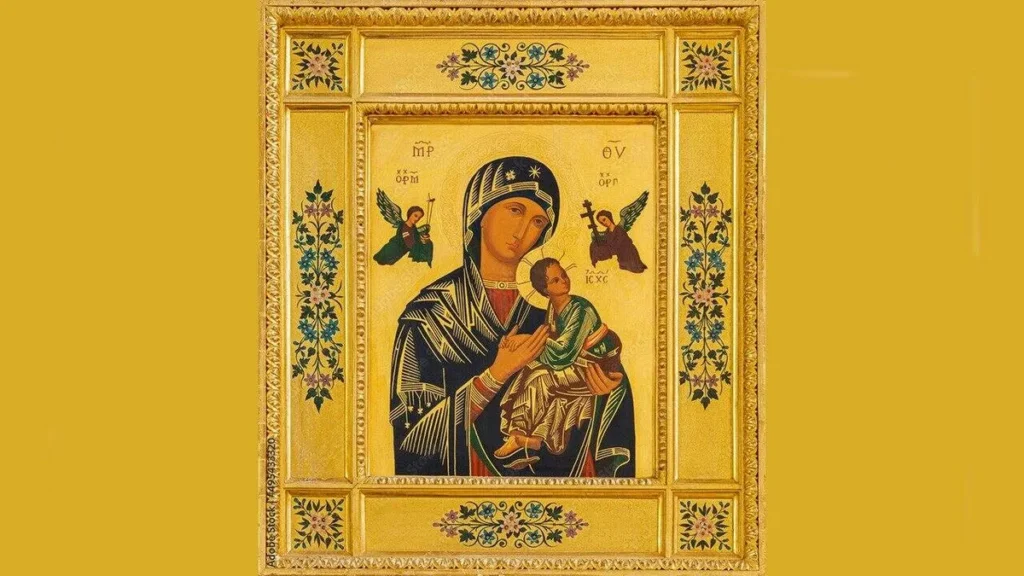 Imagem nossa senhora do perpetuo socorro do artigo 3 pedidos de São João Paulo a Nossa Senhora do Perpétuo Socorro